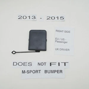 Parachoques trasero lado derecho Tow Hook Cover para BMW X1 E84 LCI SE 2013-2015 Facelift - Imagen 1 de 8