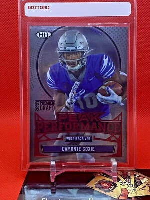 Damonte Coxie 2021 Sage Hit Peak Performance Silver Insert Memphis Tigers - Image 1 of 2