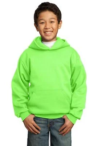 Port & Company Youth Core Fleece Pullover Hooded Sweatshirt M-PC90YH - Picture 1 of 29