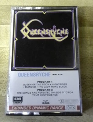 Queensryche: S/T 1983 EMI Records Original Cassette EP VG+ Prog Metal Geoff Tate - Image 1 of 4