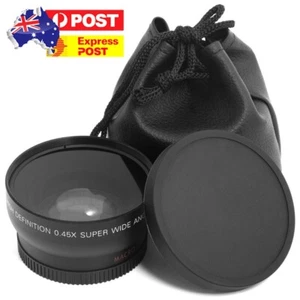 52mm 0.45x Wide Angle Lens Professional for Nikon 18-55mm 55-200mm 50mm 1.4 50mm - Picture 1 of 5