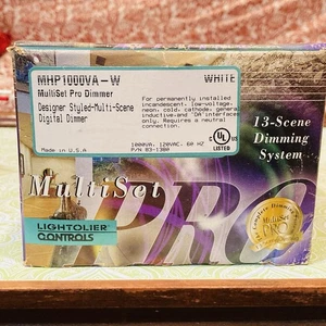 Lightolier MHP1000VA W MultiSet Pro Dimmer 13 Szenen Dimmsystem Digital Weiß - Bild 1 von 13