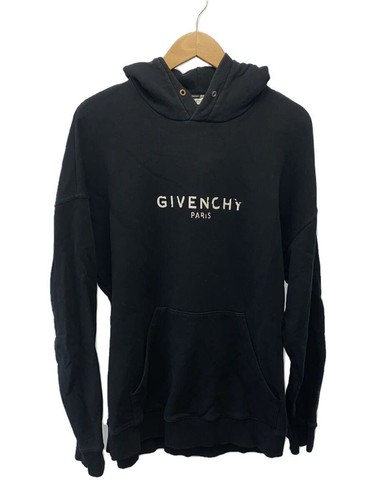 GIVENCHY felpa con cappuccio L cotone nero usata