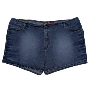Vintage Zana Di 90s Y2K Jean Shorts Womens Plus 28 (45x3) Denim Hottie Hip Hop - Picture 1 of 11