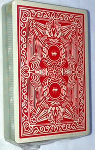 Vintage 70er Hallmark Logo Sirene Rot Spielkarte Karten Neu - Bild 1 von 6