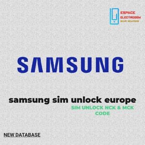 SAMSUNG SIM UNLOCK | EUROPE | NCK & MCK CODE