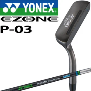 YONEX Golf Japan 2023 EZONE P-03 Putter REXIS Steel Core P130 L type 4 deg 34 - Picture 1 of 8