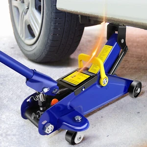 2 Ton Low Profile Heavy Duty Hydraulic Trolley Car Jack Lift Garage with Case - Picture 1 of 24
