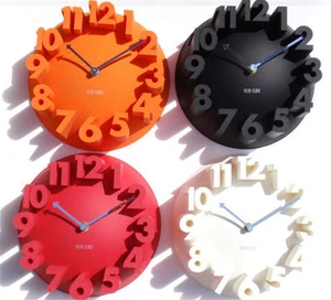 Reloj de pared moderno convexo decorativo novedad con números 3D decoración del hogar - Imagen 1 de 15