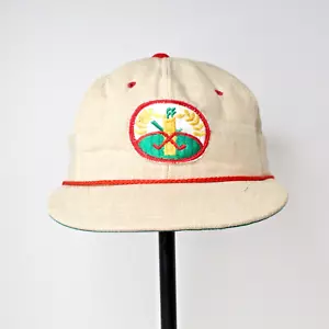 Cappello vintage Country Club Golf Club borsa toppa rete chiusura a scatto corda taglia media - Foto 1 di 9