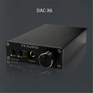 FX-audio Feixiang DAC-X6 Fever HiFi AMP USB Fiber Coaxial Digital Audio Decoder - Foto 1 di 6