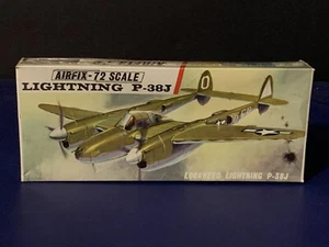 Airfix 1/72 Lightning P-38J 02004-8 1971 caja sellada - Imagen 1 de 8