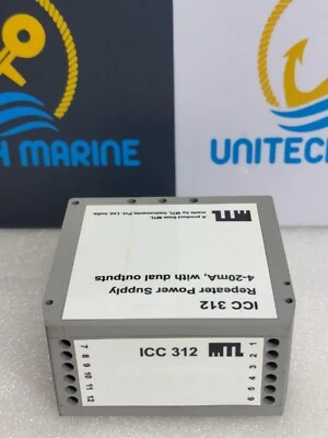 MTL ICC 312 repeater power supply 4-20mA with dual outputs - Image 1 of 4