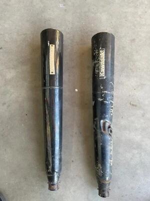 Par de silenciadores Kawasaki GPz750 KZ700 Foto 1 de 4