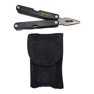 Remington Utility Knife Multi Tool Knife Belt Holder Stainless Steel Vintage - Picture 1 of 7