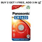 Panasonic CR1632 3V Lithium Coin Cell Button Battery DL1632 BUY 2 GET 1 FREE