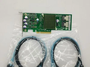 SuperMicro 9207-8I PCI-E 3.0 8 Ports IT Mode PCIe 6Gb/s + 2* SFF8087 SATA Cable - Picture 1 of 8
