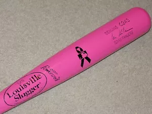 Ian Kinsler H&B Muttertag rosa Spielschläger Texas Rangers Detroit Tigers - Bild 1 von 1