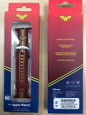 FELLOWES DC Comics Wonder Woman Apple Watch Bands Size Fits: 42mm, 44mm & 45mm