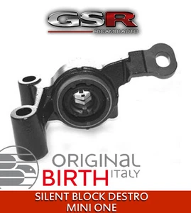 SILENT BLOCK BRACCIO OSCILLANTE DESTRO DX MINI ONE R50 R53 da 2001 al 2006 BIRTH - Foto 1 di 1