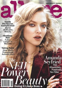 Allure Magazine Amanda Seyfried New Power Beauty Goddess Hair Fashion Tips 2016 - Picture 1 of 12