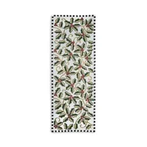 NIP Mackenzie-Childs FARMHOUSE HOLLY BEADED RUNNER *New in Package* SO FESTIVE! - Picture 1 of 1