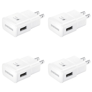 4x Adaptive Fast Charging Wall Plug Charger For Samsung iPhone Galaxy S10 Note 8