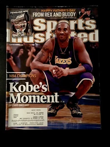 KOBE BRYANT LAKERS MVP HOF SPORTS ILLUSTRATED MAGAZINE 6/22/2009 A - Picture 1 of 1
