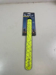 Nite Ize SlapLit Neon Yellow Slap Wrap for Running & Biking - RED LED - Picture 1 of 8