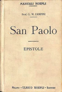 San Paolo : epistole Giuseppe Maria Zampini Hoepli 1916 - Imagen 1 de 1