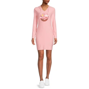 Vestido ajustado con capucha rosa polvoriento talla 2XL 19 No Boundaries Juniors para mujer - Imagen 1 de 5