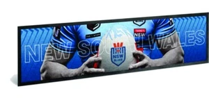 New South Wales 2025 NSW State of Origin Blues Bar Mat Runner - Picture 1 of 3