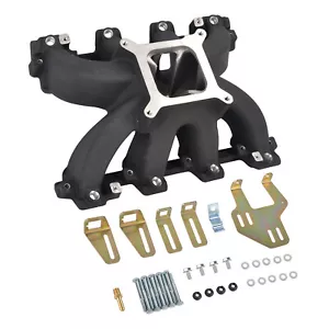 Colector de admisión de un solo plano negro Super Victor EFI para Gen III LS1/LS2 - Imagen 1 de 9