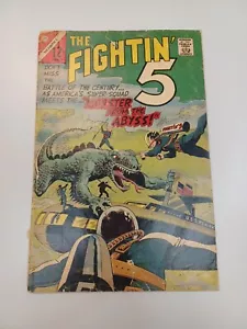 The FIGHTIN' 5 #41 VG- 2nd app. Peacemaker Cool Monster Cover Charlton 1967 HOT - Picture 1 of 9