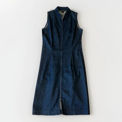 RALPH LAUREN Black Label Denim Sheath Dress Sleeveless Women’s 10 - Image 1 of 4