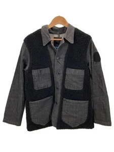 Neighborhood Black Cotton Coverall Jacket Workwear Style Utility Size L Japan - Picture 1 of 9