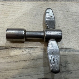 Sehr seltene 30er / 40er Jahre WFL Ludwig Langhalstrommel Stimmschlüssel Nickel - Bild 1 von 3