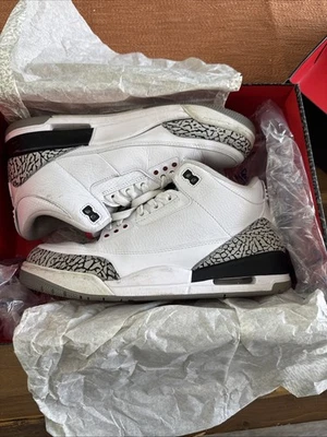 Air Jordan 3 Blanco Cemento 88 Retro Talla 10.5 Foto 1 de 4