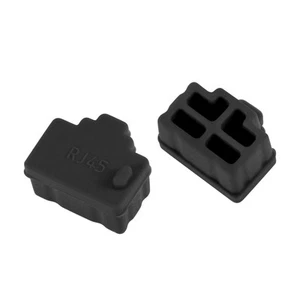 30pcs RJ45 Silicone Protecteurs Ethernet Hub Port Antipoussière Capuchon Couv... - Afbeelding 1 van 4