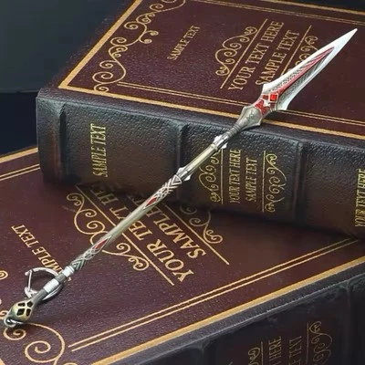 God of War Ragnarok Llavero Kratos Draupnir Lanza Leviatán Hacha Hoja del Caos Foto 1 de 4