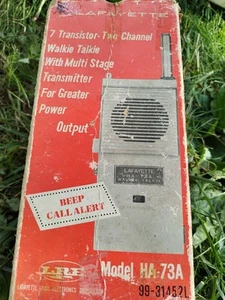 Walkie Talkie Vintage Lafayette Modelo HA-73A - Imagen 1 de 12
