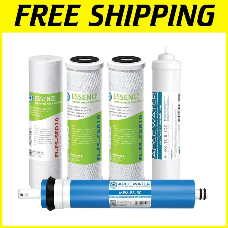 APEC Essence 50 GPD ROES-50 Replacement Set - Image 1 of 4