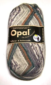 100g ball of OPAL RAINFOREST Superwash 4ply sock yarn color #2142 - Picture 1 of 1