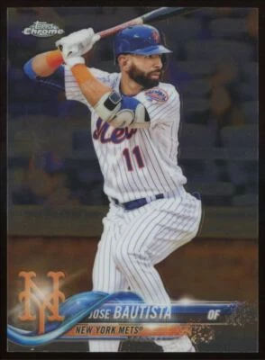 2018 TOPPS CHROME UPDATE EDITION #HMT51 JOSE BAUTISTA - Image 1 of 2
