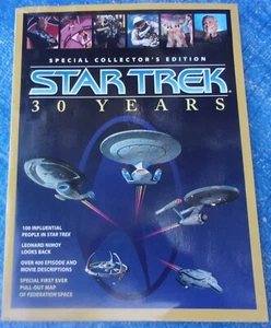 Star Trek 30 Jahre Special Collectors Edition Magazin Buch TNG DS9 Voyager Karte - Bild 1 von 21