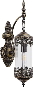 Rustic Glass Wall Sconce Mini Vintage Antique Gothic Wall Light Fixture Retro Fa - Picture 1 of 9