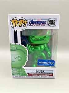 Funko Pop Marvel Avengers Endgame Green/Chrome Hulk Walmart Exclusive #499 - Picture 1 of 5