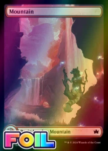 X1 Mountain BLB Bloomburrow MTG 275 LÁMINA ARTE COMPLETO TIERRA BÁSICA M/NM 1x - Imagen 1 de 1