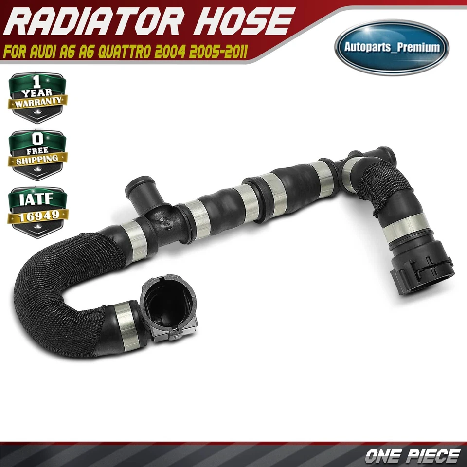 Radiator Cooling Hose for Audi A6 A6 Quattro 2004 2005-2011 2.8L 3.0L 3.2L 4.2L - Image 1 of 4