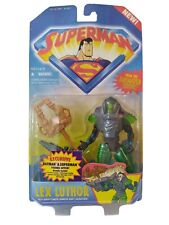 Superman Animated Lex Luthor Kryptonite Armor Action Figure Kenner 1996 New